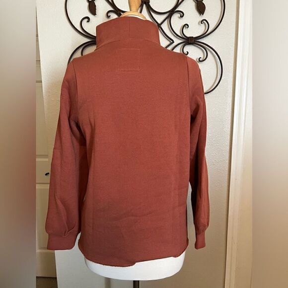 NWT Madewell MWL turtleneck sweatshirt - Picture 3 of 4